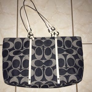 Coach Denim Tote